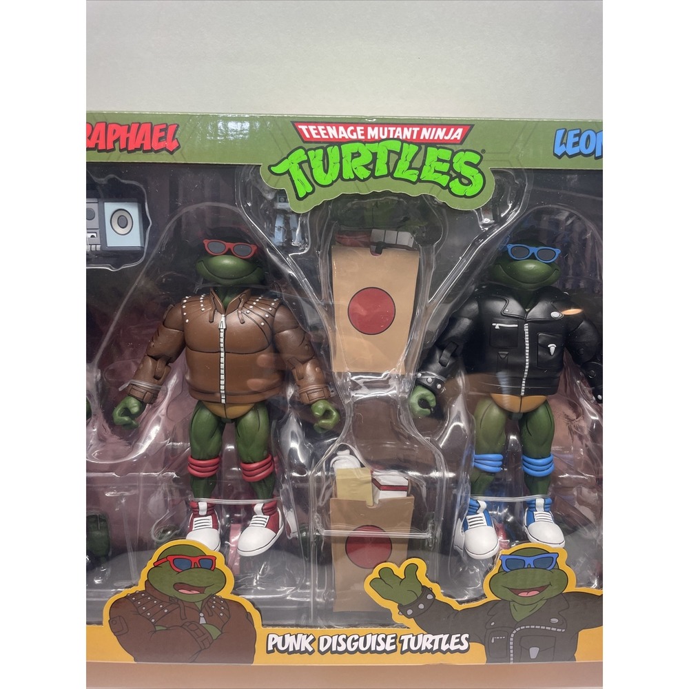 NECA TMNT Punk Disguise Turtles Haulathon 2024 Exclusive Action Figure 4-Pack ✅ - Picture 3 of 16
